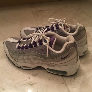 nike air max 95 - teal purple grey